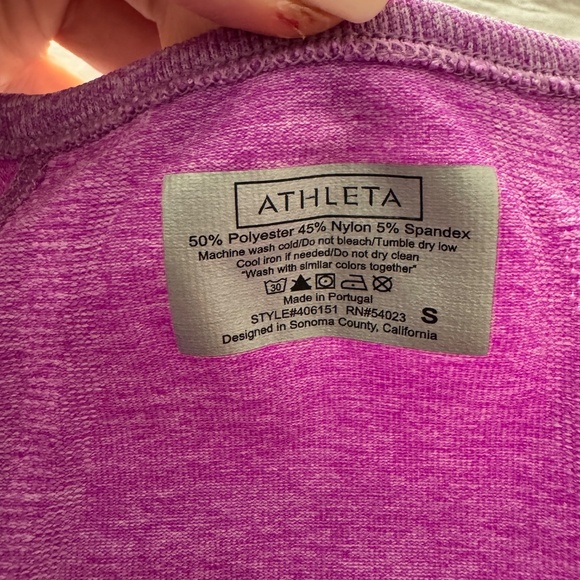 Athleta Long sleeve workout tee - Picture 3 of 5
